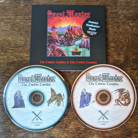 QUEST MASTER "The Twelve Castles / The Twelve Temples" 2xCD [Double CD Digipak]