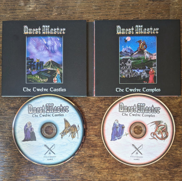 QUEST MASTER "The Twelve Castles / The Twelve Temples" 2xCD [Double CD Digipak]