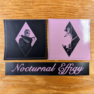 NOCTURNAL EFFIGY 3x Sticker Pack (1 set for $3, 2 sets for $5)