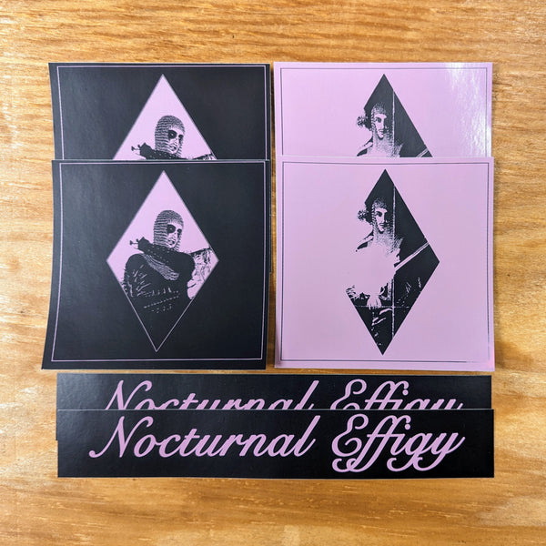NOCTURNAL EFFIGY 3x Sticker Pack (1 set for $3, 2 sets for $5)