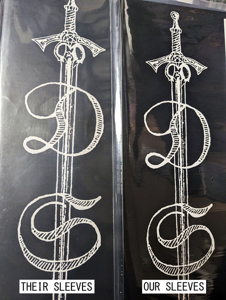 VINYL LP SLEEVES - Pack of 100 (Ultra Clear, 3mil, fits gatefold or regular jackets)