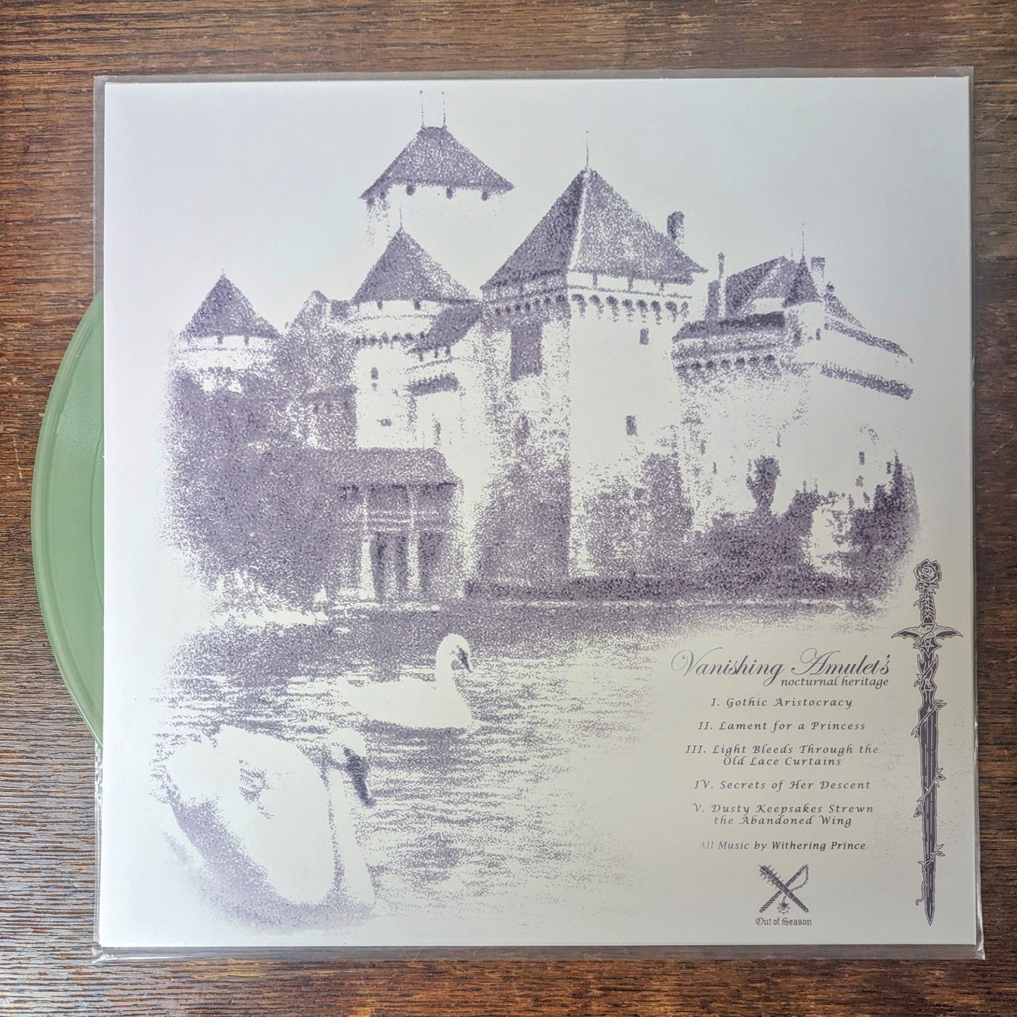 VANISHING AMULET "Nocturnal Heritage" vinyl LP (two color options, w/ insert)