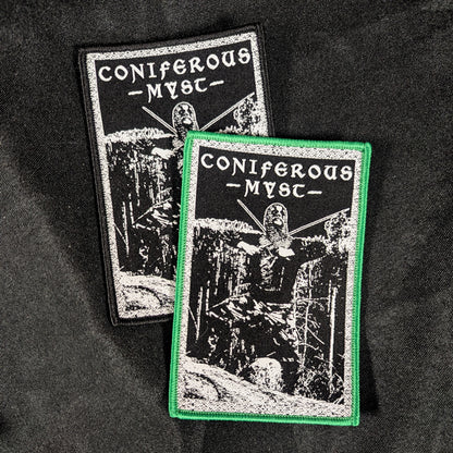 CONIFEROUS MYST "Vast Mountain Castles" woven patch (2 color options)