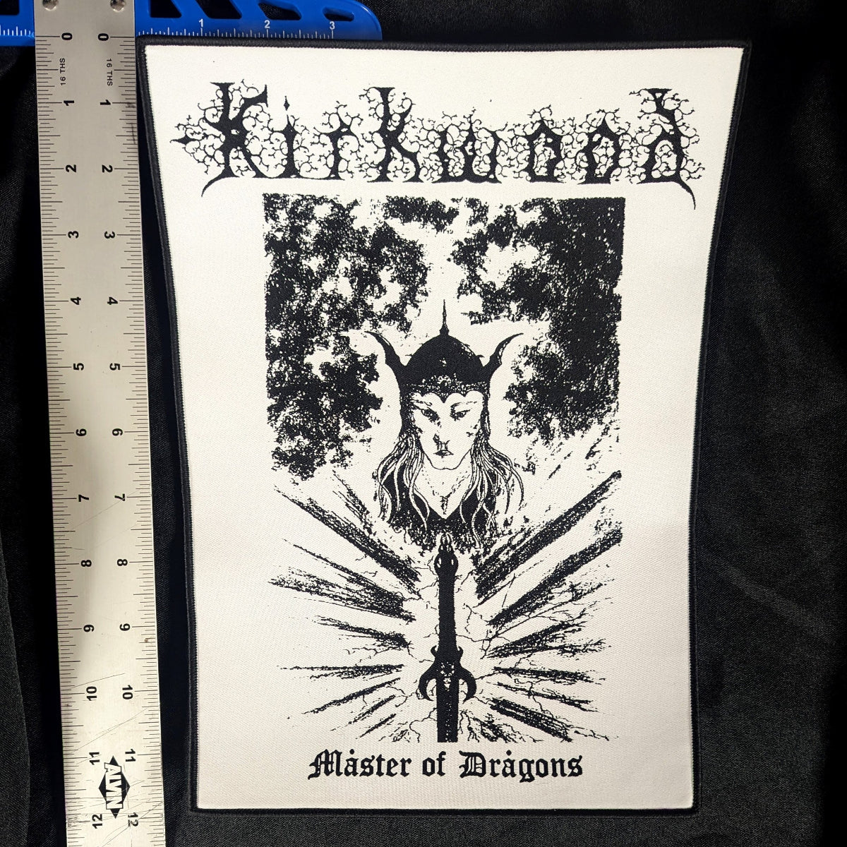 JIM KIRKWOOD "Master of Dragons" huge woven BACK PATCH