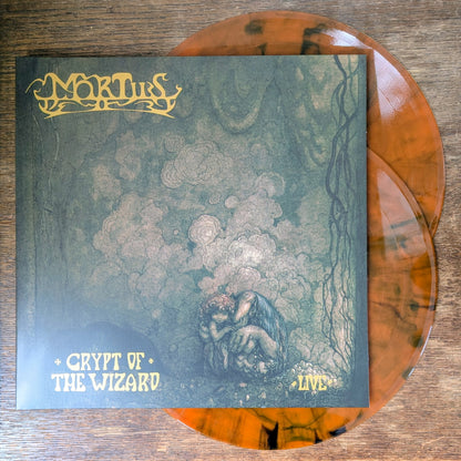 MORTIIS "Crypt of the Wizard (Live)" Deluxe 2xLP vinyl *2026 REPRESS* (gatefold, gold print, screenprint D-side, poster)