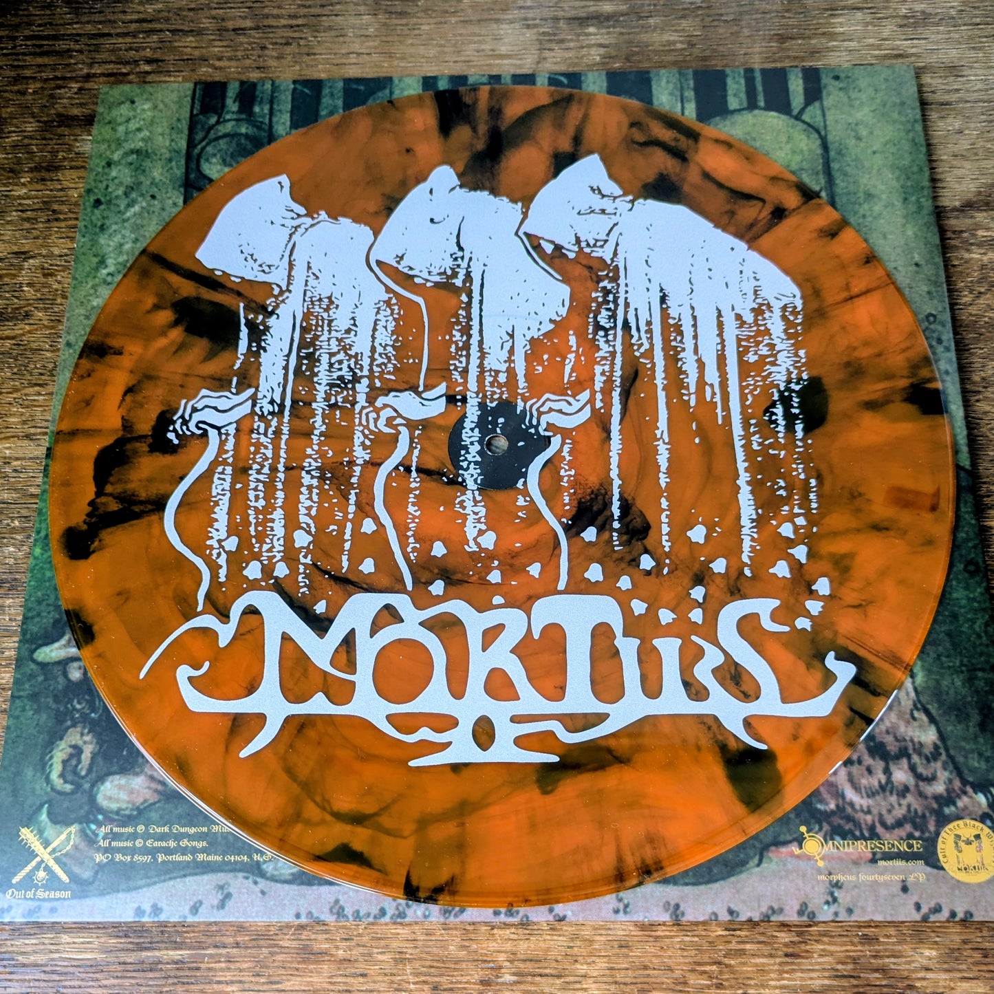 MORTIIS "Crypt of the Wizard (Live)" Deluxe 2xLP vinyl *2026 REPRESS* (gatefold, gold print, screenprint D-side, poster)