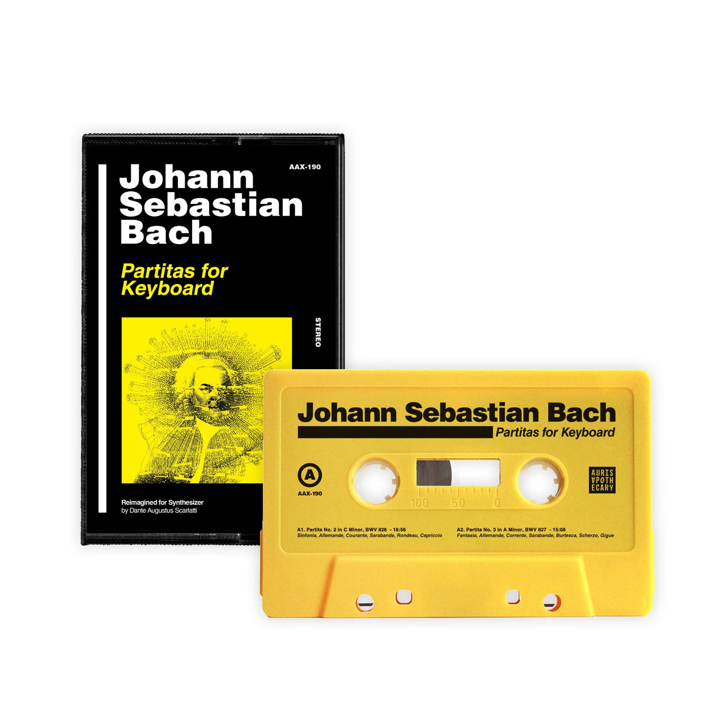 [SOLD OUT] JOHANN SEBASTIAN BACH "Partitas for Keyboard" Cassette Tape