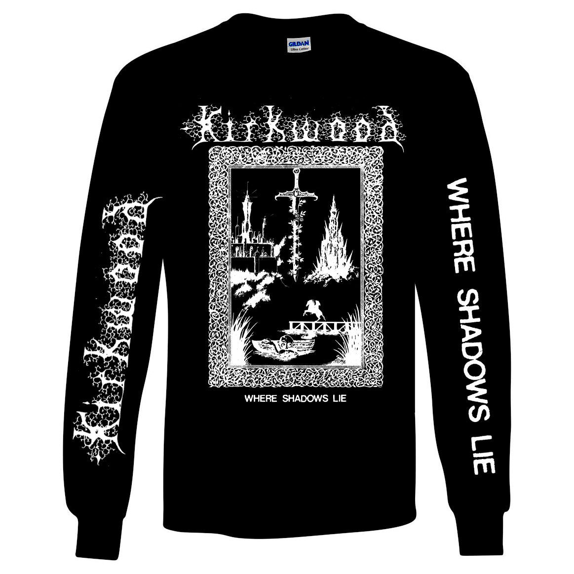 JIM KIRKWOOD "Where Shadows Lie" Long Sleeve Shirt [WHITE or BLACK]