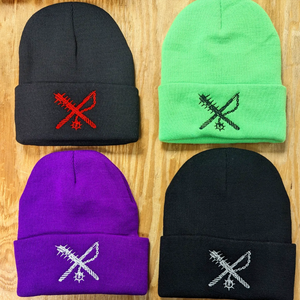 OUT OF SEASON "Weapons" Embroidered Beanie Winter Hats [various colorways]