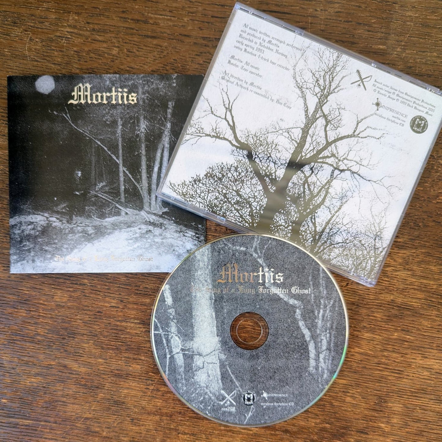 MORTIIS "The Song of a Long Forgotten Ghost" CD (jewel case, silver foil, lim.500)