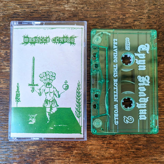 [SOLD OUT] WARLOCK CORPSE "Leaving this Rotten World" Cassette Tape [lim.200, 2 color options] (Труп Колдуна)