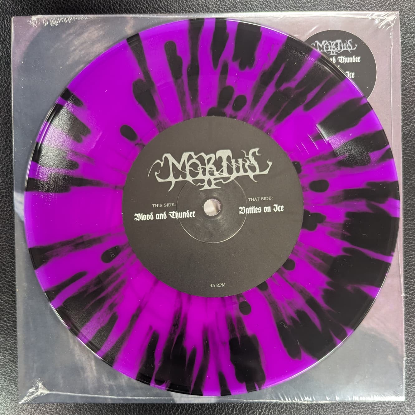 MORTIIS "Blood and Thunder" 7" vinyl EP (new pressing! w/poster)