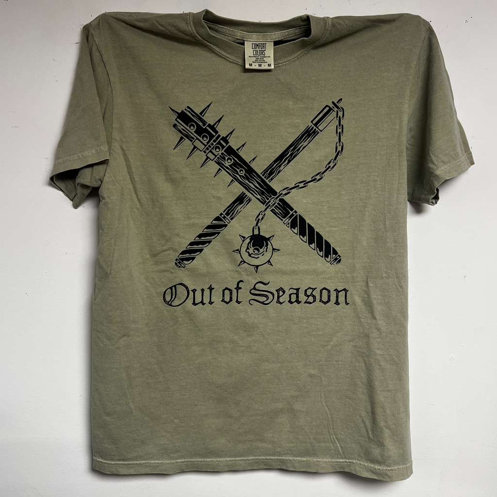 OUT OF SEASON "NEDSM" Premium 2-sided T-shirt (Sage) [Comfort Colors]