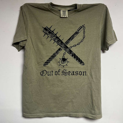 OUT OF SEASON "NEDSM" Premium 2-sided T-shirt (Sage) [Comfort Colors]
