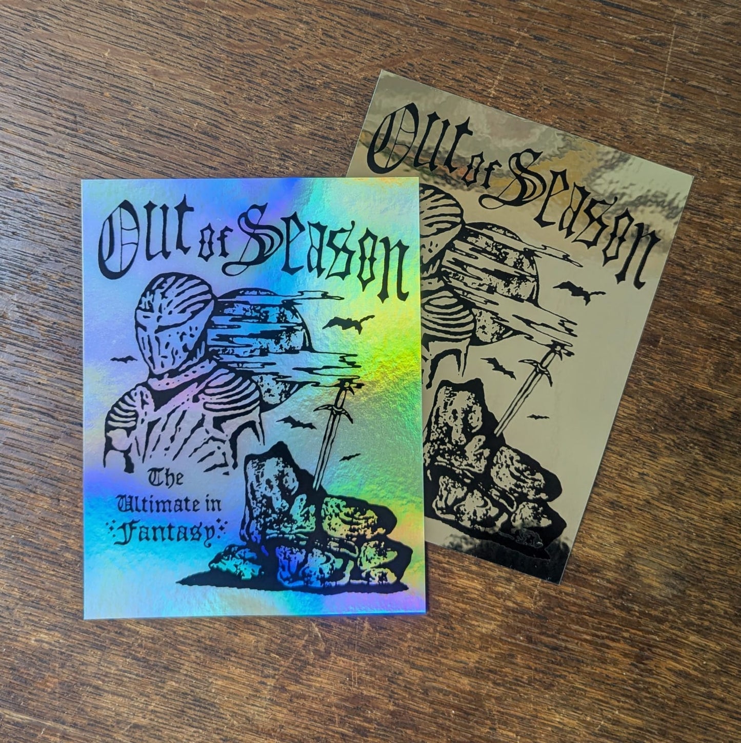 OUT OF SEASON "The Ultimate in Fantasy" Sticker Pack (set of 2)