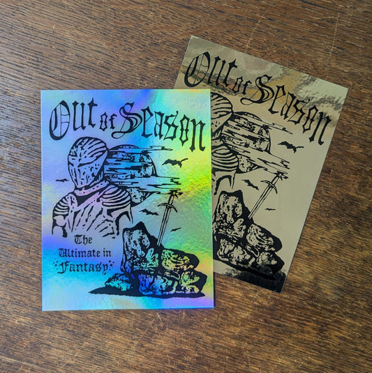 OUT OF SEASON "The Ultimate in Fantasy" Sticker Pack (set of 2)