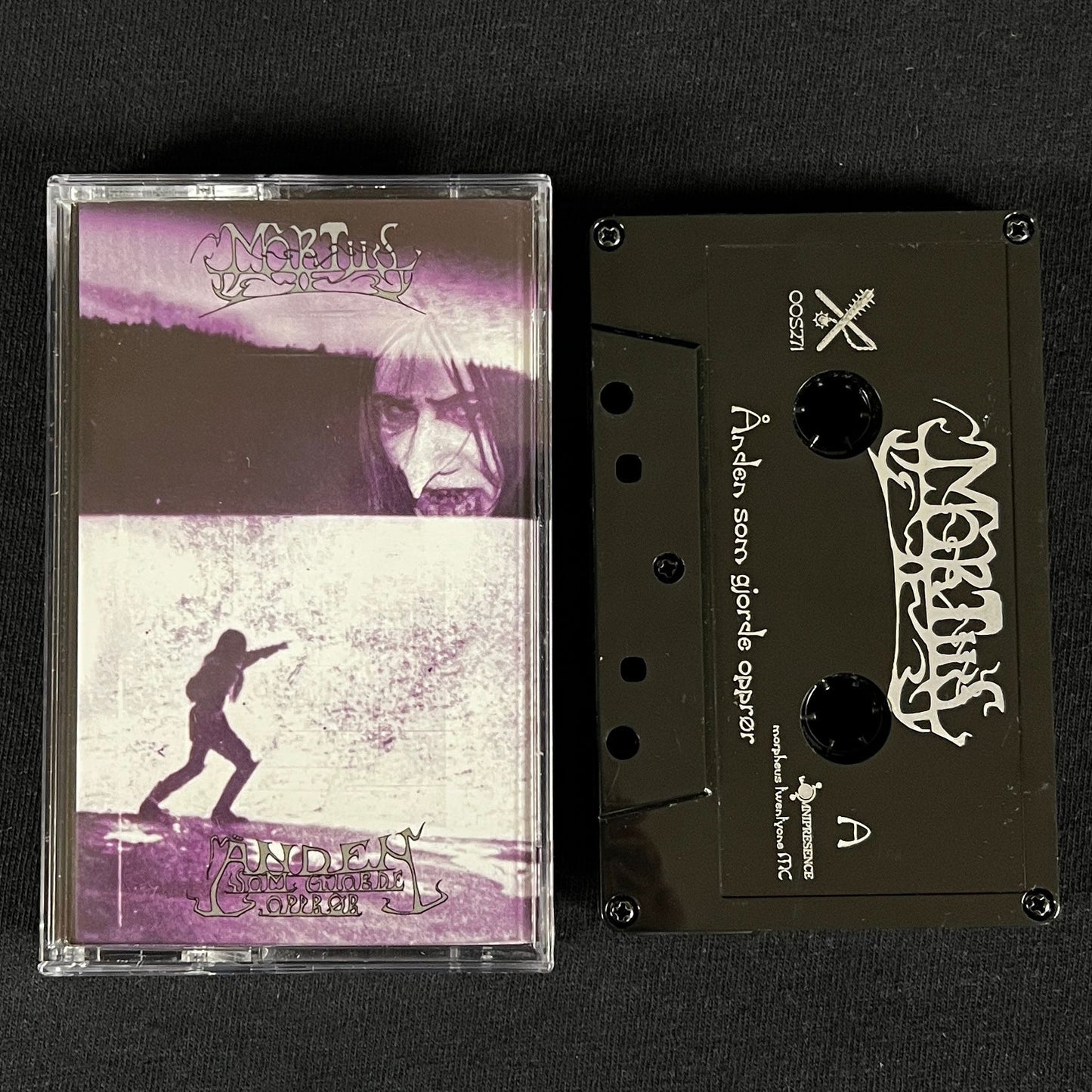 MORTIIS "Ånden som gjorde Opprør" Cassette Tape (lim.200, repress, 2 color options)