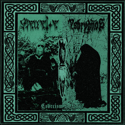 YSBRYDNOS/SOURCERIOR "Exorcism by Knife" Split Cassette Tape