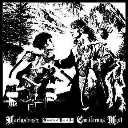 [SOLD OUT] VAELASTRASZ / CONIFEROUS MYST "Sacrifices of Fire & Ice" Split CD (lim. 50)