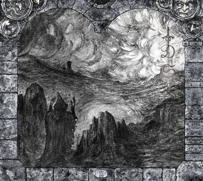 DEPRESSIVE SILENCE "II: The Darkened Empires" Vinyl LP, album art