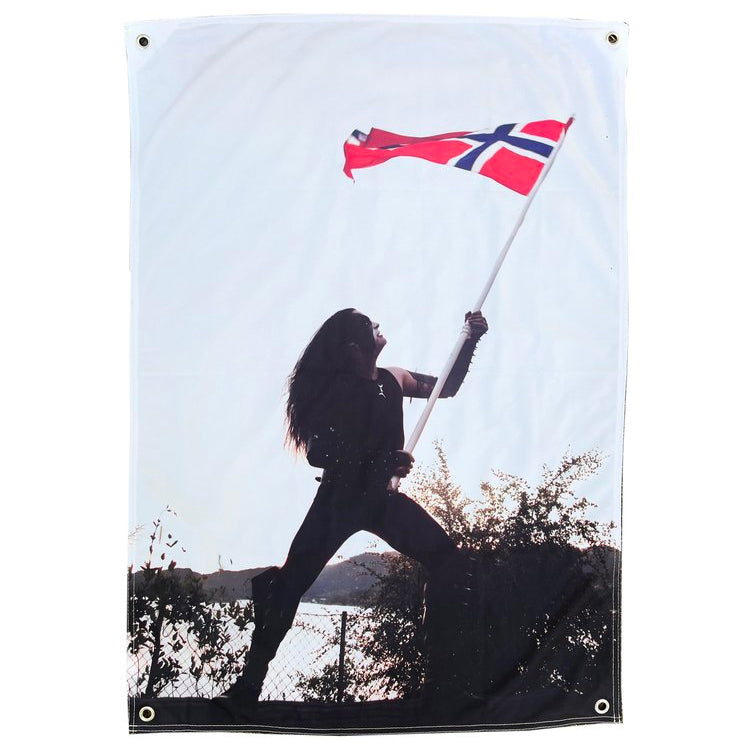 ABBATH (by Peter Beste) 24"x36" Fabric Wall Flag (limited edition)