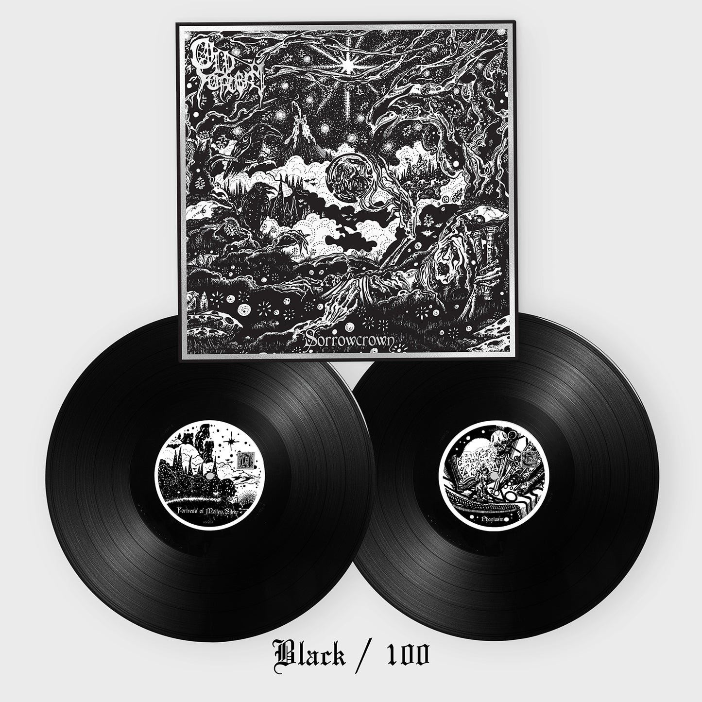OLD SORCERY "Sorrowcrown" Deluxe Vinyl 2xLP (Silver Laminate Double LP Gatefold w/ poster, lim.500)