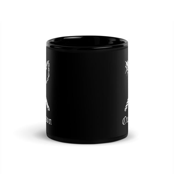 OUT OF SEASON "Logo" Black Coffee Mug (Ceramic, 11oz) [Ships Separately]