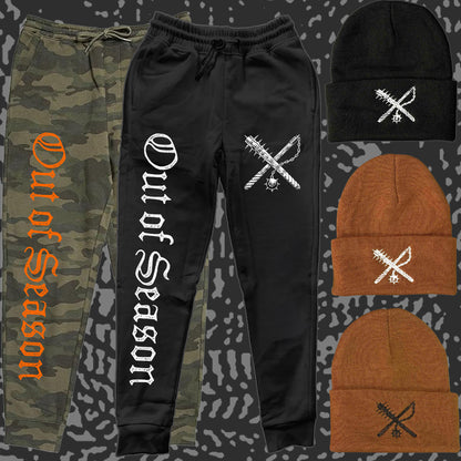 OOS Sweatpants / Beanie Bundle (w/ free stickers)