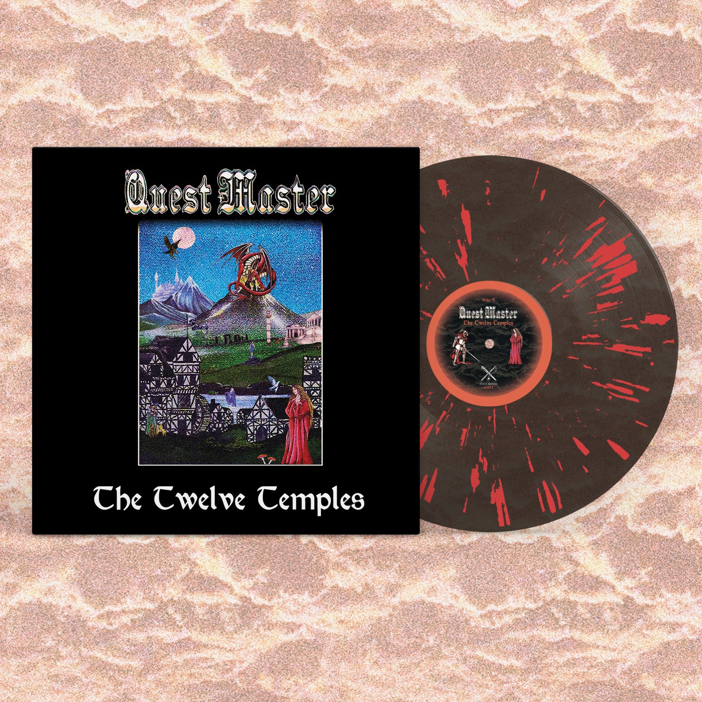 QUEST MASTER "The Twelve Temples" vinyl LP (splatter edition/300 w/ insert)