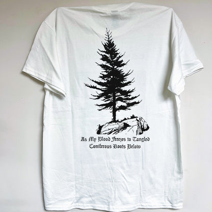 CONIFEROUS MYST "Lost Mountain Pathways" 2-sided T-shirt [WHITE]