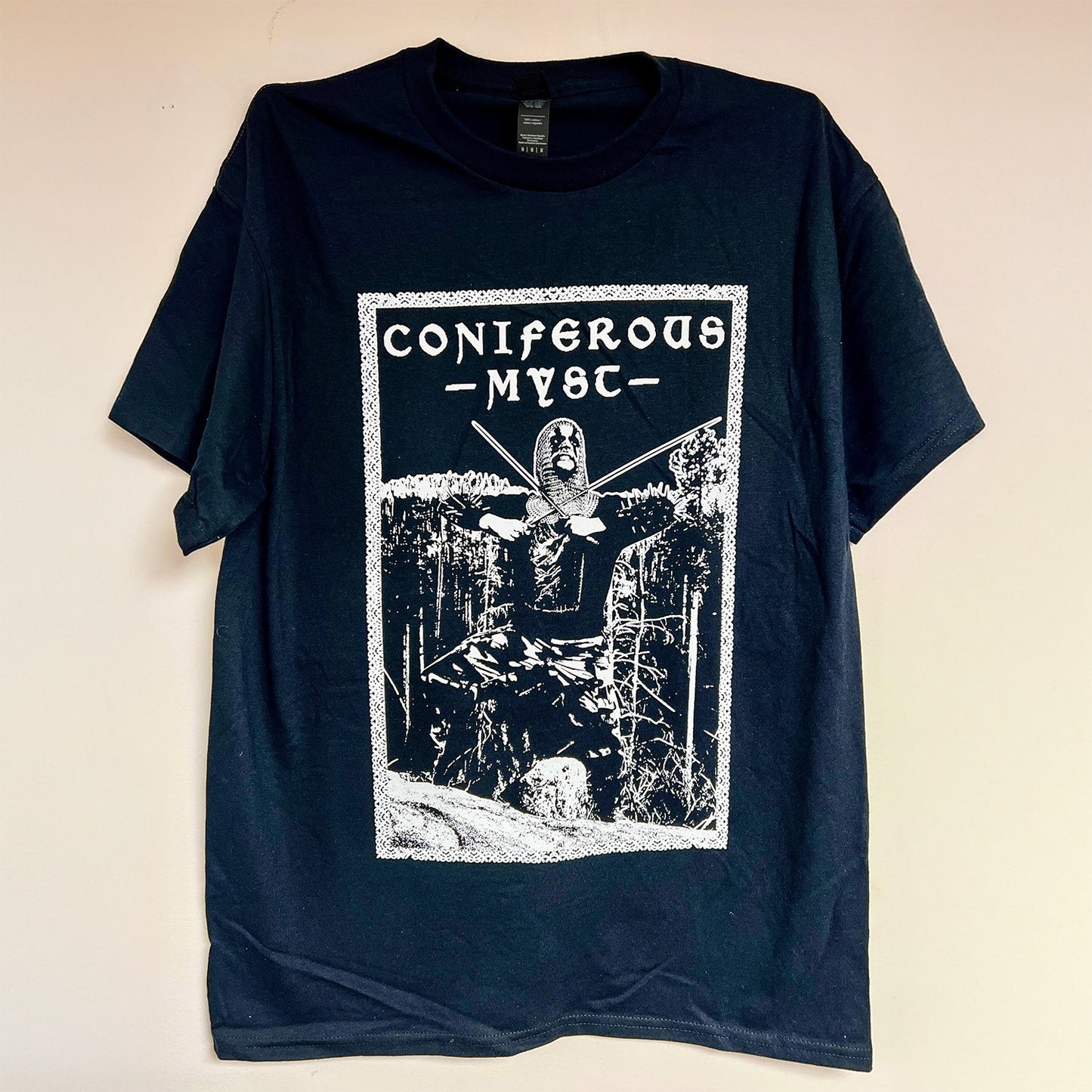 CONIFEROUS MYST "Vast Mountain Castles" 2-sided T-shirt [BLACK]