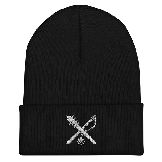 OUT OF SEASON "Weapons Logo" Cuffed Beanie Winter Hat (white logo on various colors)