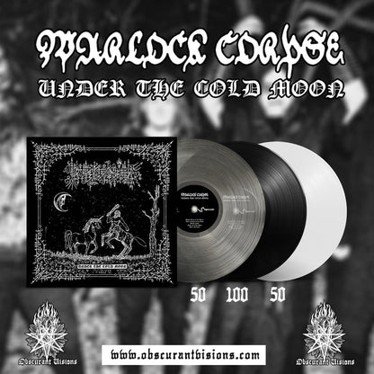 WARLOCK CORPSE "Under the Cold Moon" Vinyl LP (w/insert) (Труп Колдуна)