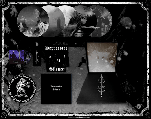 DEPRESSIVE SILENCE "Twenty-Five Years" 5xVinyl Discography Boxset (lim.300 w/ many extras)