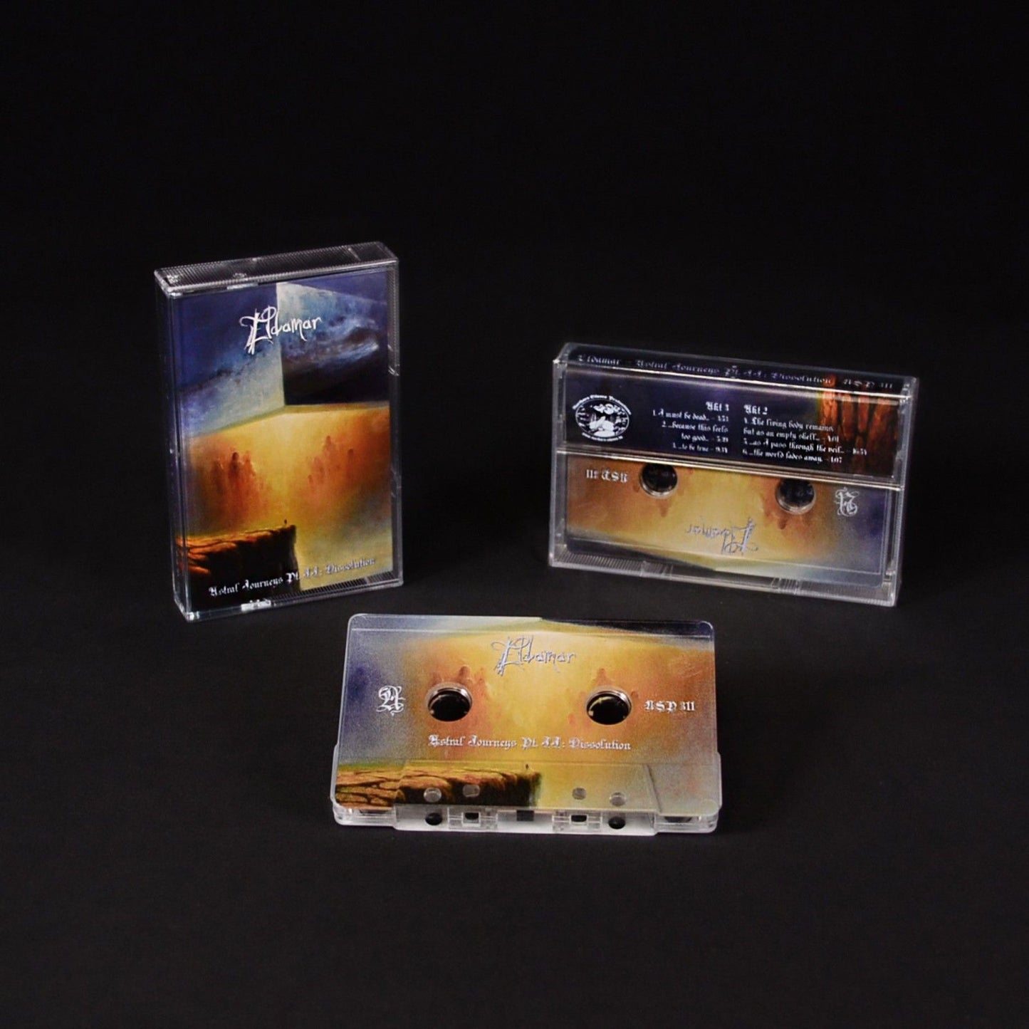 Photo of full color printed cassette tape with norelco case and j-card