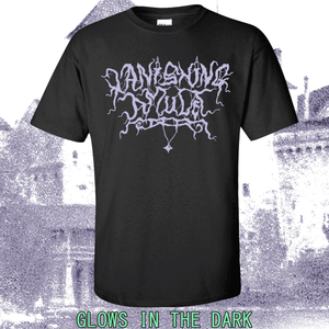 VANISHING AMULET "glow in the dark" Logo T-Shirt [Black]