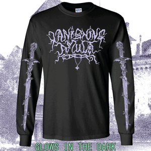 VANISHING AMULET "glow in the dark" 3-sided Long Sleeve Shirt [Black]