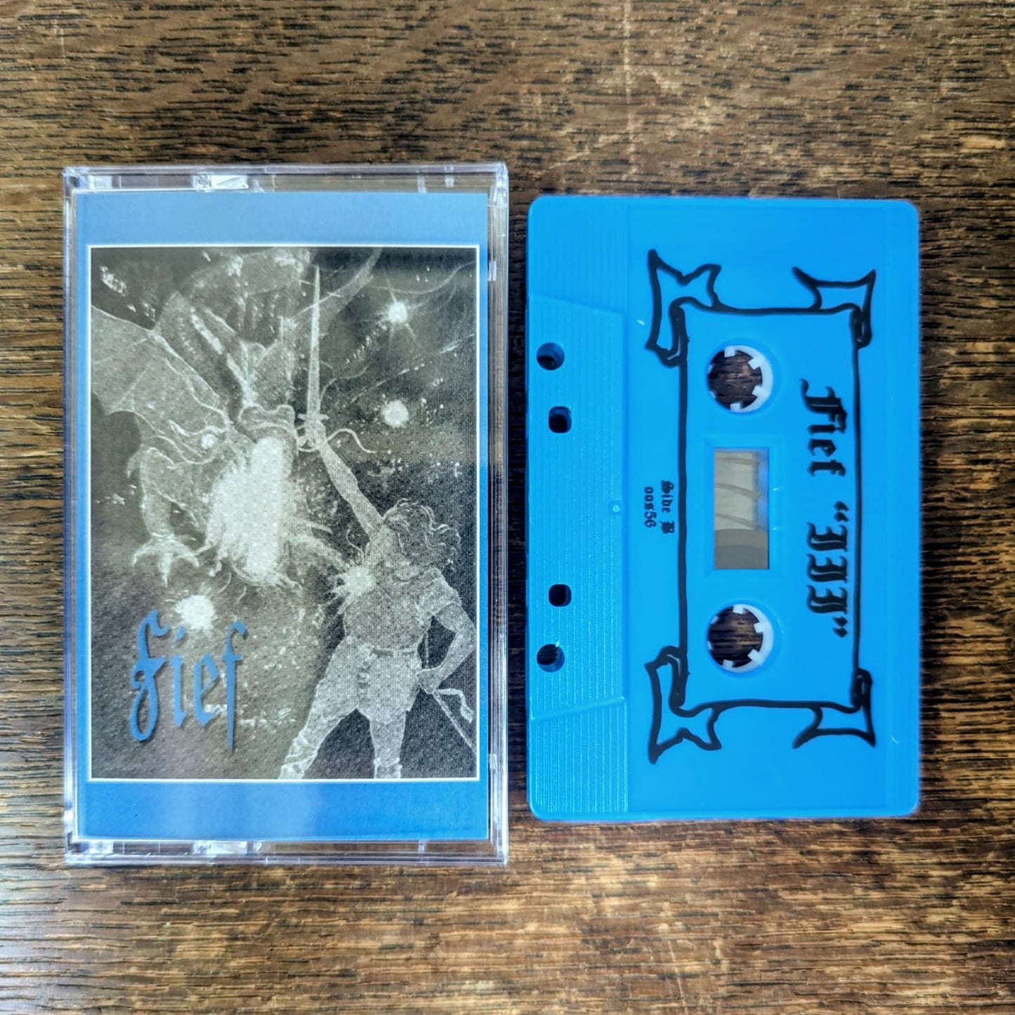 FIEF "III" cassette tape (light blue shells)