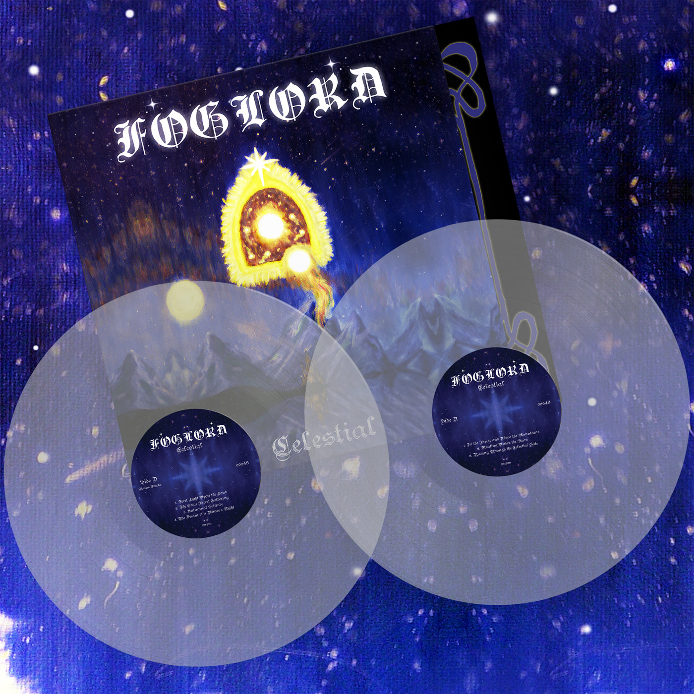 FOGLORD "Celestial" vinyl 2xLP (clear double LP w/insert, bonus tracks)