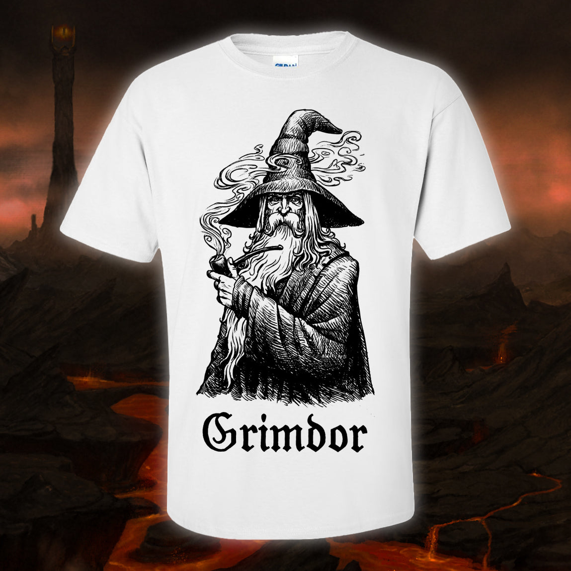 GRIMDOR "Tharkûn" 2-sided T-Shirt [White]