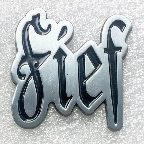 FIEF "Logo" Silver Metal Enamel Pin