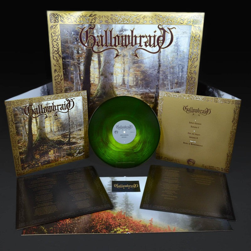 GALLOWBRAID "Ashen Eidolon" Deluxe Vinyl LP (color, lim. 378, gatefold, poster, sticker)
