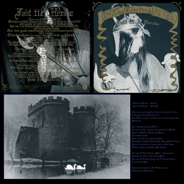 MORTIIS "Født til å Herske" vinyl LP (gatefold w/ gold print + poster - GOLD / 300) *PREORDER*