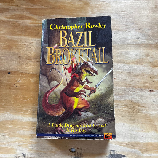 BAZIL BROKETAIL by Christopher Rowley (paperback book)