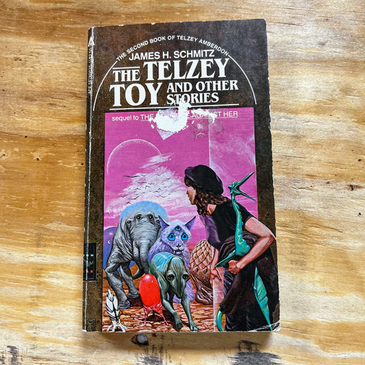 THE TELZEY TOY AND OTHER STORIES by James H Schmitz (paperback book)
