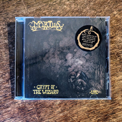 MORTIIS "Crypt of the Wizard (Live)" CD (jewel case w/ gold print)
