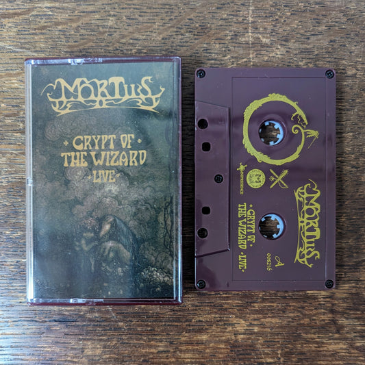 MORTIIS "Crypt of the Wizard (Live)" cassette tape (lim.250)