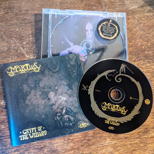 MORTIIS "Crypt of the Wizard (Live)" CD (jewel case w/ gold print)