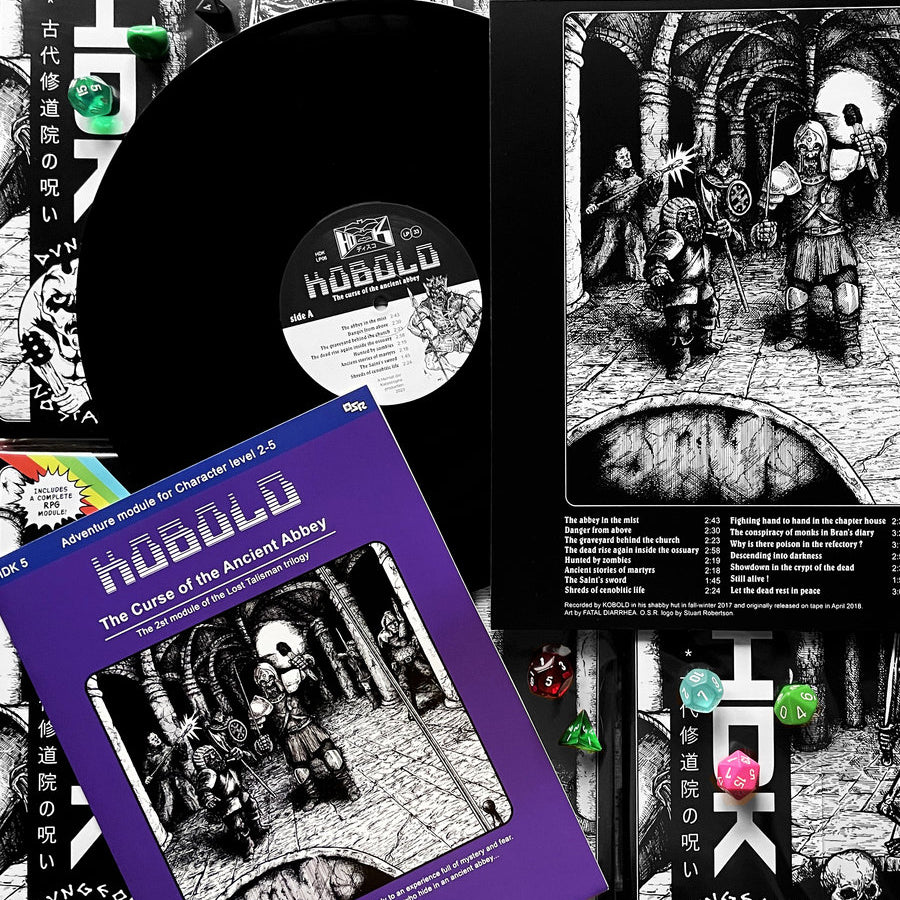 [SOLD OUT] KOBOLD "The Curse of the Ancient Abbey" vinyl LP (w/OBI & RPG Module!)