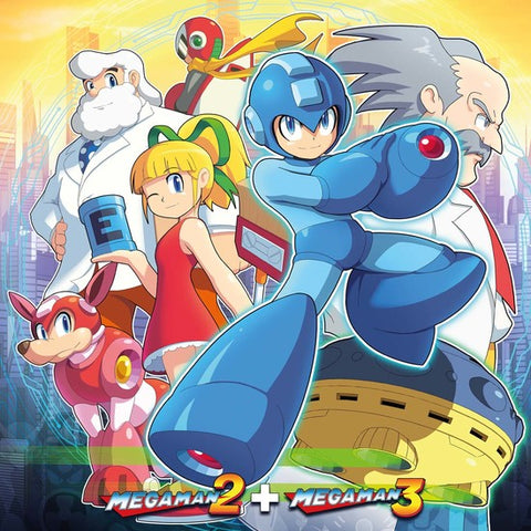 MEGA MAN 2 & 3 Video Game Soundtracks vinyl 2xLP (Capcom Sound Team)